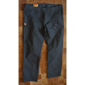 FJALL RAVEN G-1000 Sten Trousers Charcoal Sz 38-39 Travel-Adventure-Outdoors